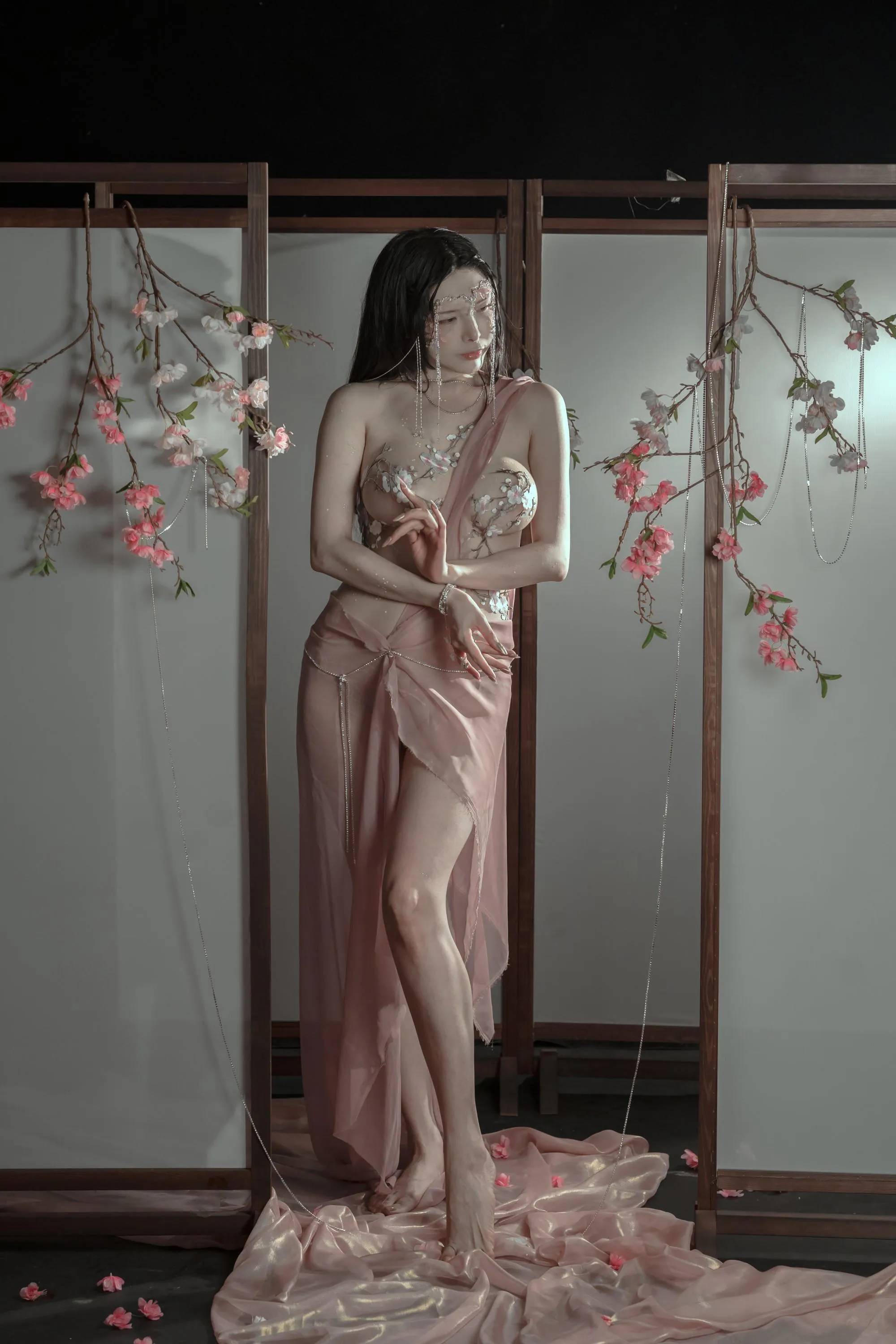 秋和柯基 – NO.061 粉 桃花神 [34P]插图7